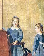 Pearson, Joseph Jr. Jane and Virginia oil painting
